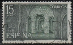 Stamps Spain -  Monasterio d´Leyre 