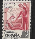 Stamps Spain -  Donantes de sangre