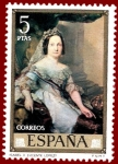 Sellos del Mundo : Europa : Espaa : Edifil 2150 Isabel II (Vicente López) 5 NUEVO