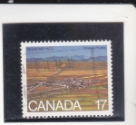 Stamps Canada -  panorámica de Alberta 1905-1980