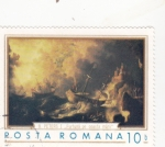 Stamps Romania -  PINTURA- NAUFRAGIO 