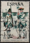 Stamps Spain -  Uniformes militares 