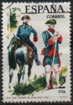 Stamps Spain -  Uniformes militares 