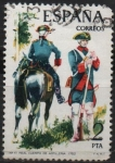 Stamps Spain -  Uniformes militares 