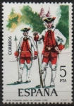 Stamps Spain -  Uniformes militares 