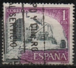 Stamps Spain -  Prision d´Cervantes  Argamasilla d´Alba