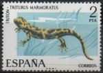 Stamps Spain -  Triton