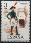 Stamps Spain -  Coromel d´Infanteria d´Linea