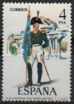 Stamps Spain -  Abandarado dl Real Cuerpo dÁrtilleria