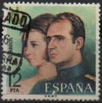 Stamps Spain -  Juan Carlos I y Doña Sofia