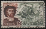 Stamps Spain -  Juan Sebastian El Cano