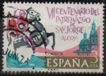 Stamps Spain -  VII centenario d´l´aparicion d´San Jorge en Alcoy