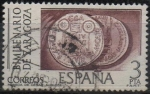 Stamps Spain -  Bimilenario d´Zaragoza Moneda d´Sesar Augusto 