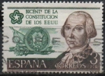 Stamps Spain -  Bicentenario d´l´Independencia d´l´Estados Unidos 