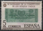 Stamps Spain -  Bicentenario d´l´Independencia d´l´Estados Unidos 