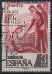 Stamps Spain -  Donantes d´Sangre