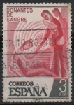 Stamps Spain -  Donantes d´Sangre