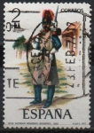 Stamps Spain -  Gastador dl Regimiento d´Ingenieros