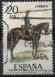 Stamps Spain -  Capitan d´Artilleria Sesion Montadas