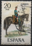 Stamps Spain -  Capitan d´Artilleria Sesion Montadas