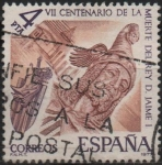 Stamps Spain -  VII centenario d´l´muerte d´Don Jaime I