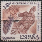 Stamps Spain -  VII centenario d´l´muerte d´Don Jaime I