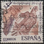 Stamps Spain -  VII centenario d´l´muerte d´Don Jaime I