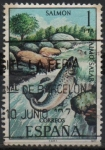 Stamps Spain -  Salmon