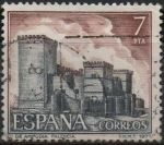 Stamps Spain -  Castillo d´Ampudia 