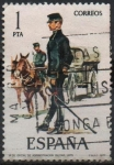 Stamps Spain -  Oficial d´Aministracion Militar