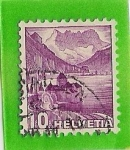 Stamps Switzerland -  Paisaje