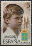 Stamps Spain -  Felipe d Borbon Principe d´Asturias