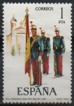 Stamps Spain -  Abanderado d´Infanteria Regimiento Inmemorial dl Rey