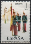 Stamps Spain -  Abanderado d´Infanteria Regimiento Inmemorial dl Rey