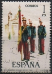 Stamps Spain -  Abanderado d´Infanteria Regimiento Inmemorial dl Rey