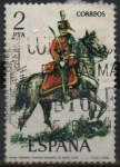 Stamps Spain -  Teniente Coronel d´Husares d´Pavia