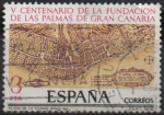 Stamps Spain -  V centenario d´l´Fundacion d´L´Palmas d´Gran Canaria 