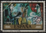 Stamps Spain -  El Pintor y La Modelo