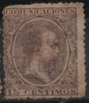 Stamps Spain -  Alfonso XIII