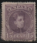 Stamps Spain -  Alfonso XIII