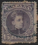 Stamps Spain -  Alfonso XIII