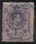 Stamps Spain -  Alfonso XIII