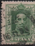 Stamps Spain -  Alfonso XIII