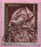 Stamps Spain -  IV centenario d´l´reforma Teresiana 