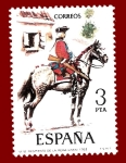 Stamps : Europe : Spain :  Edifil 2239 Fusilero del regimiento de Vitoria 1766 5 NUEVO