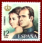 Stamps Spain -  Edifil 2304 Reyes Juan Carlos I y Sofía 12 NUEVO
