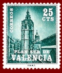 Stamps : Europe : Spain :  Edifil Valencia 4 Plan Sur Miguelete 0,25 NUEVO