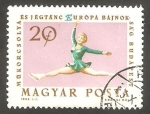 Stamps Hungary -  1539 - Mundial de patinaje artístico, en Budapest