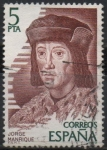 Stamps Spain -  Jorge Manrrique