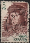 Stamps Spain -  Jorge Manrrique